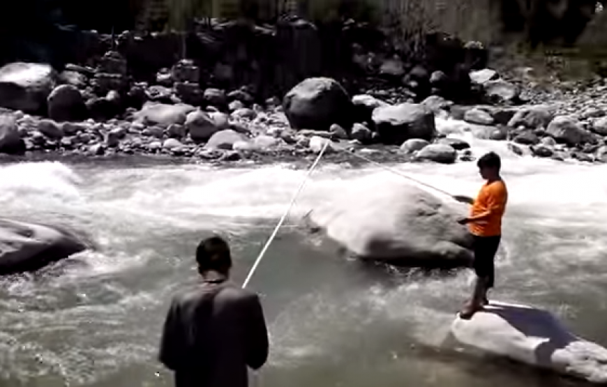 Fishing experience in manali