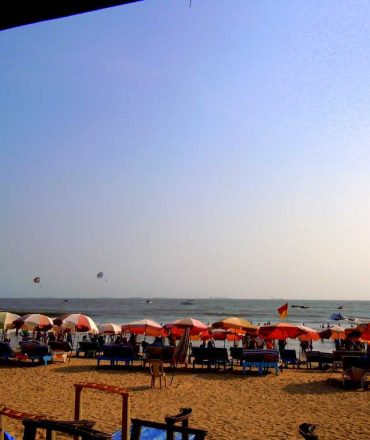 Baga Beach in North Goa