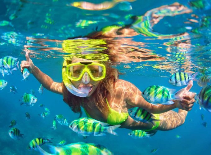 under water activity phi phi island