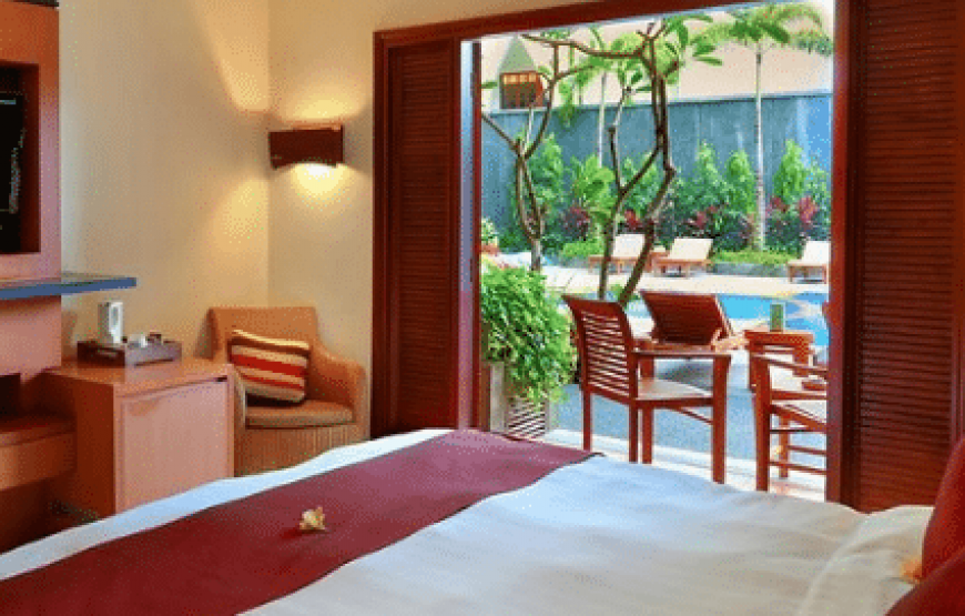 The Vira Bali Deluxe Room with Pool Access